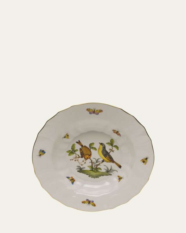 Rothschild Bird Motif 07 Rim Soup Bowl